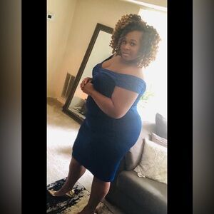 Elegant blue dress 💙👗